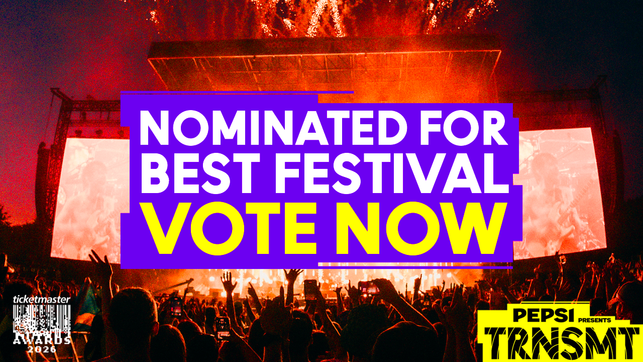 Pepsi MAX presents TRNSMT 2026 Nominated for Best Festival Award 